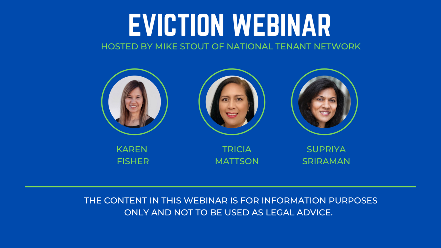 EVICTION WEBINAR￼￼